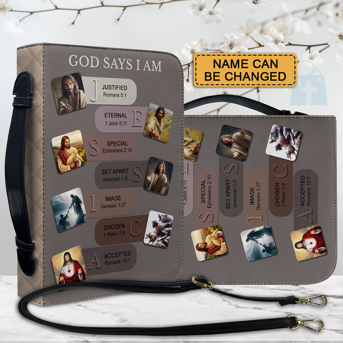 Personalized Sacred Name Meaning Bible Cover