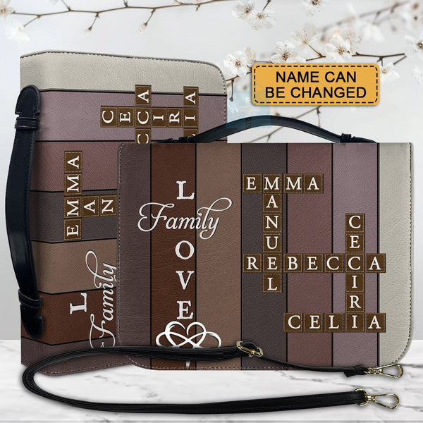 Personalized Custom Name Family Bible Cover