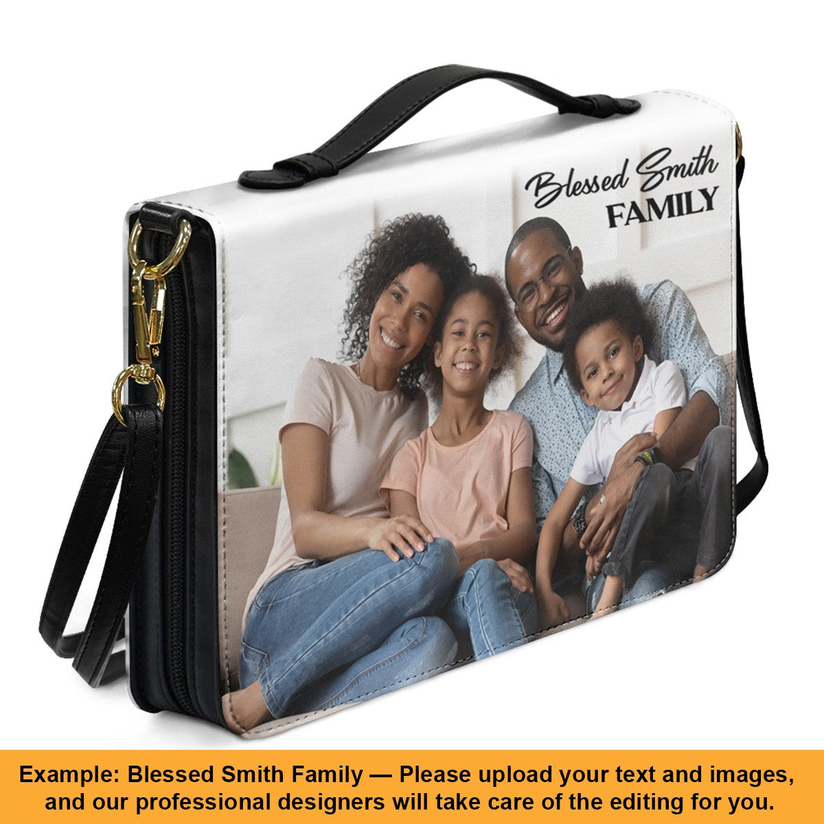 Personalized Family Photo Bible Cover Case