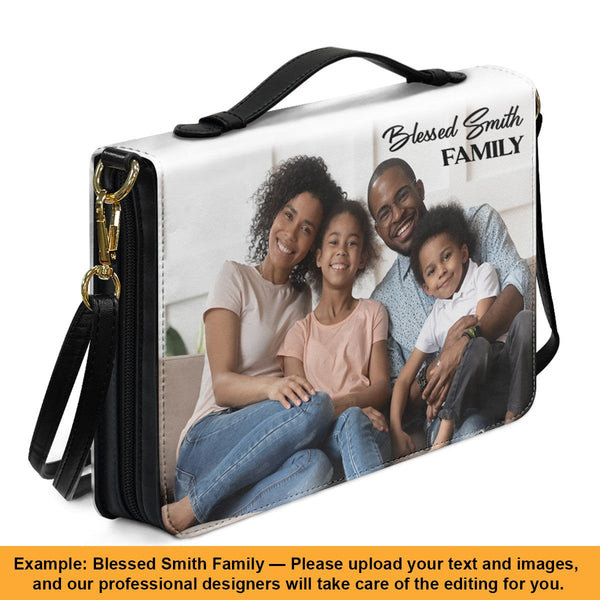 Personalized Family Photo Bible Cover Case