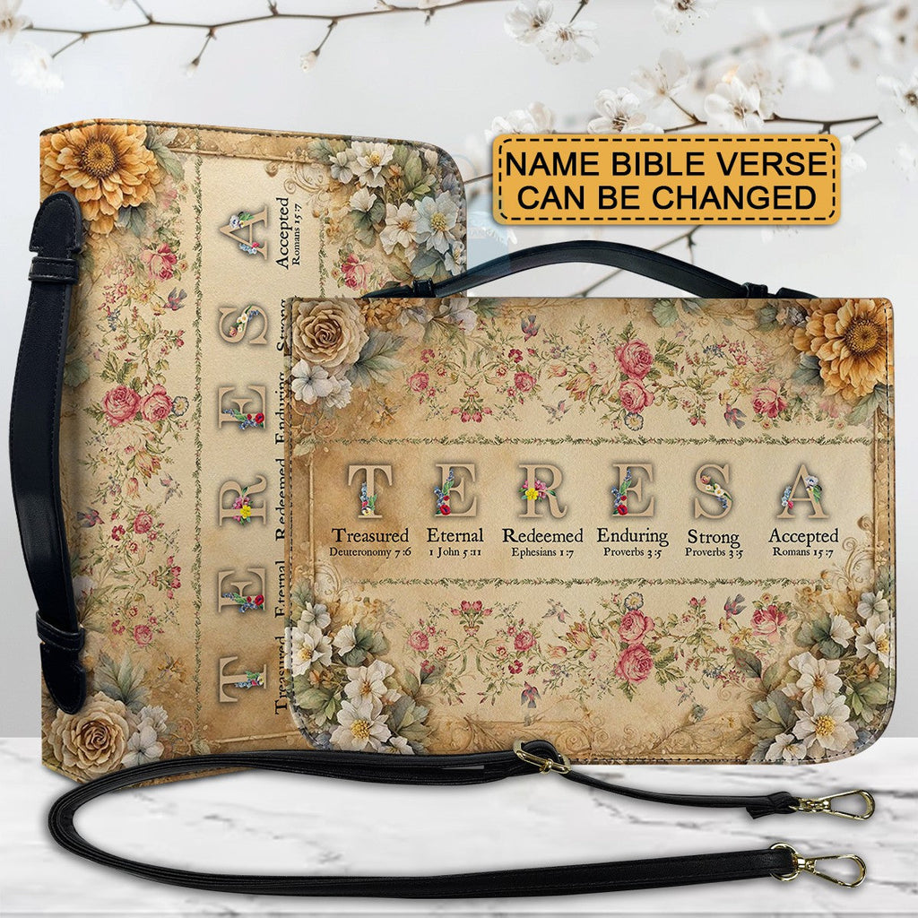 Personalized Name Meaning Bible Cover