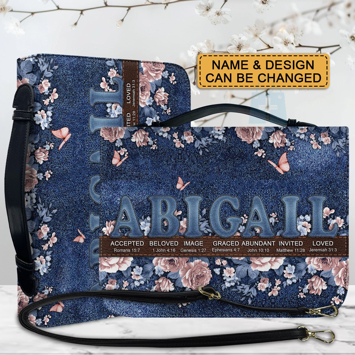 Personalized Name Meaning Bible Cover