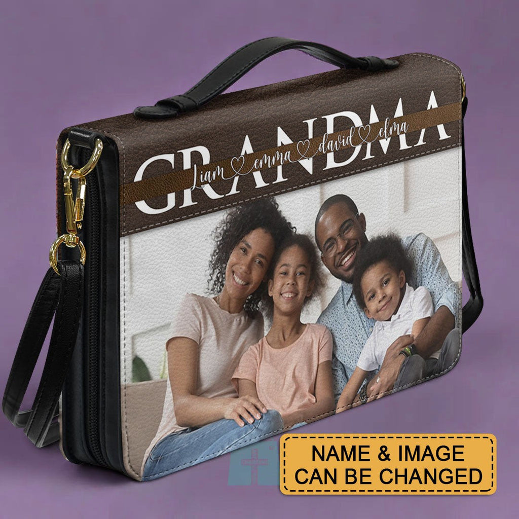 Personalized Family Photo Bible Cover
