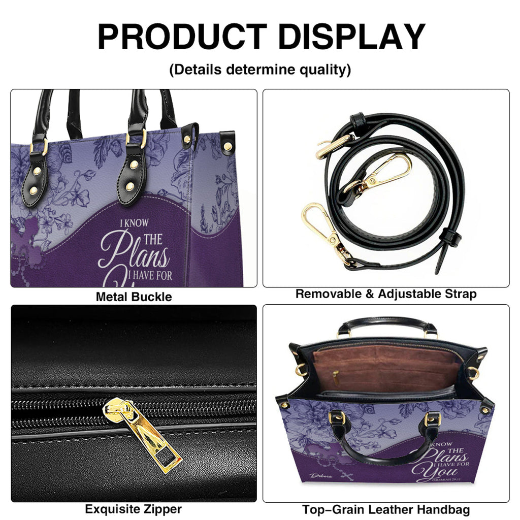 Personalized Christian Leather Handbag & Wallet