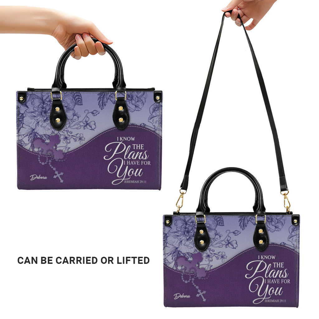 Personalized Christian Leather Handbag & Wallet
