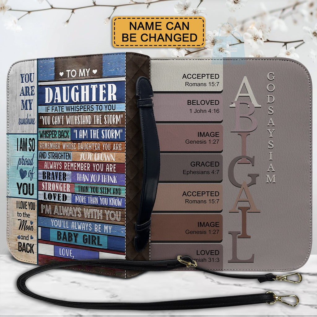 Personalized Acrostic Name Verse Bible Cover