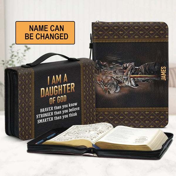 Custom Daughter of God Lion Bible Cover