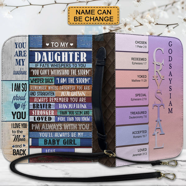 Personalized Acrostic Name Verse Bible Cover