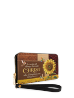 Dawn "I Can Do All Things" Phil 4:13 Leather Wallet