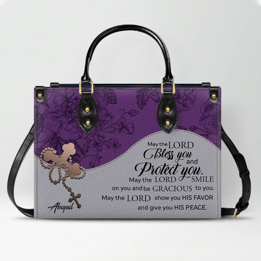 Personalized Christian Leather Handbag