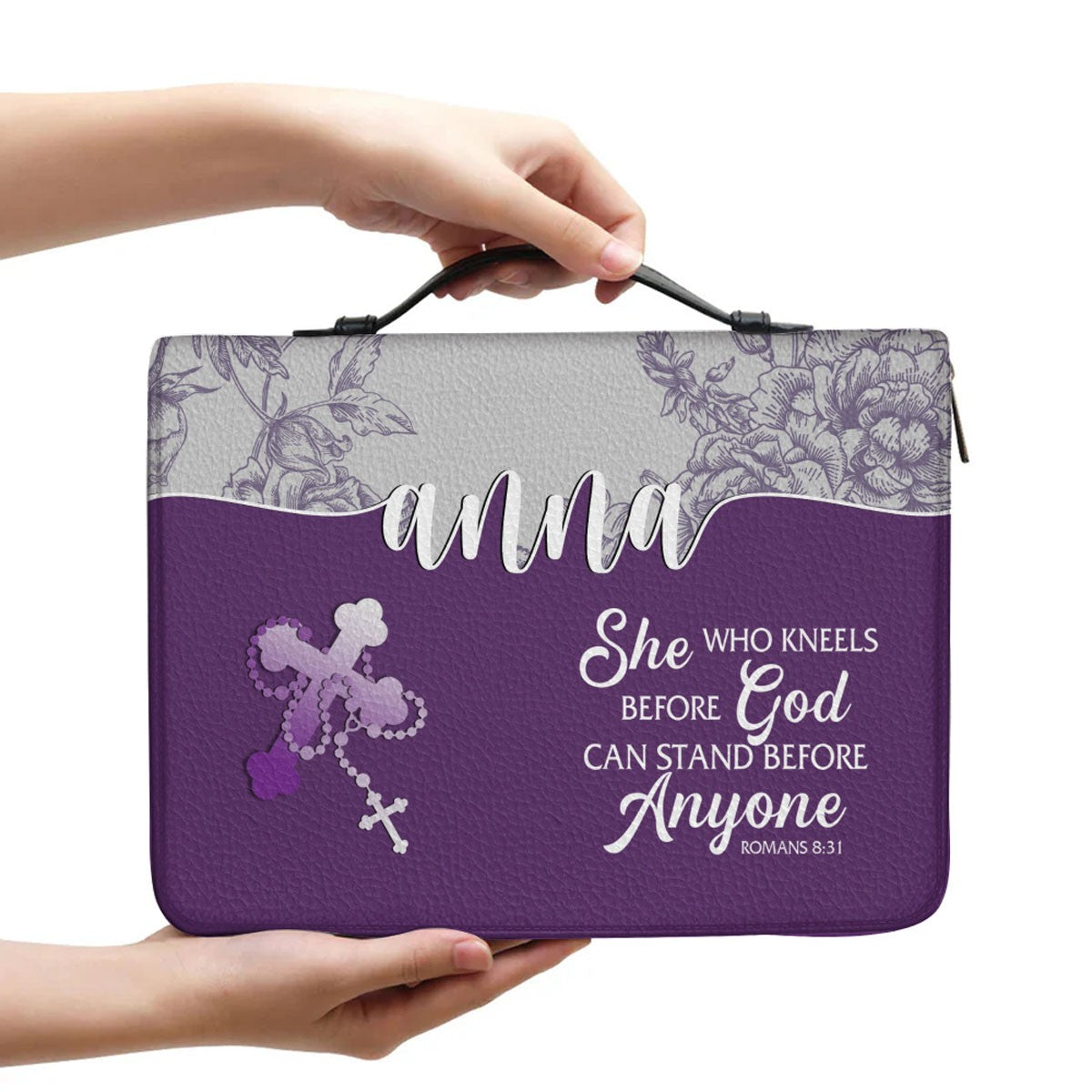 Personalized Bible Cover & Leather Handbag