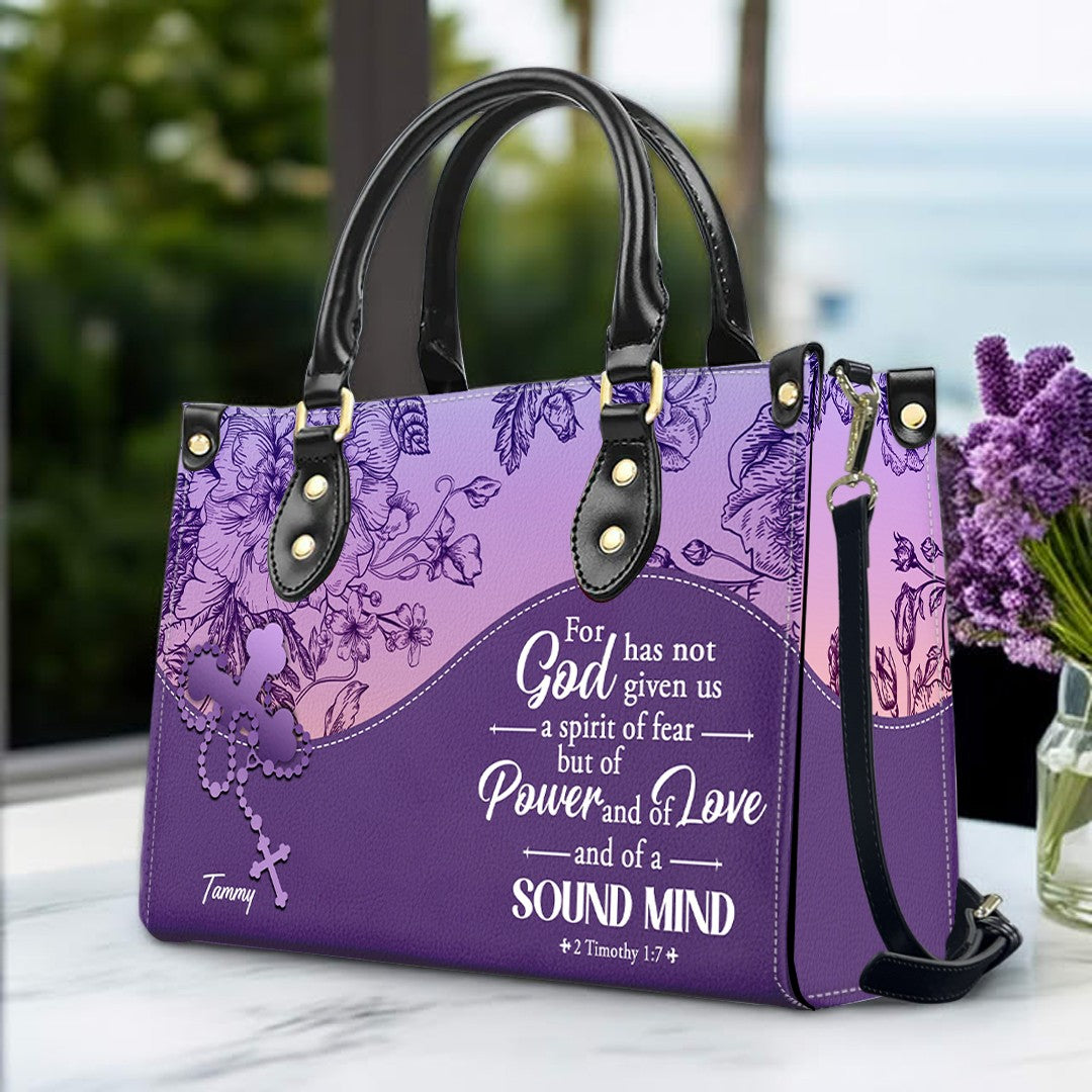 Sapphire Blue Personalized Christian Handbag