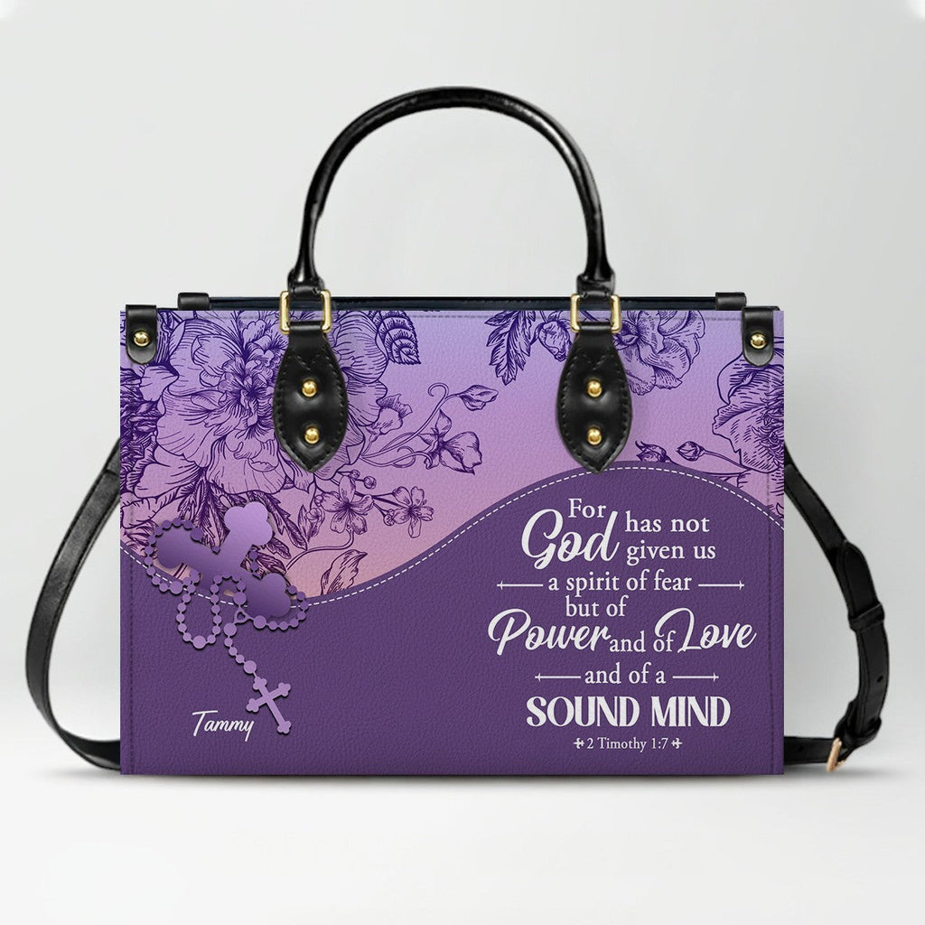Sapphire Blue Personalized Christian Handbag