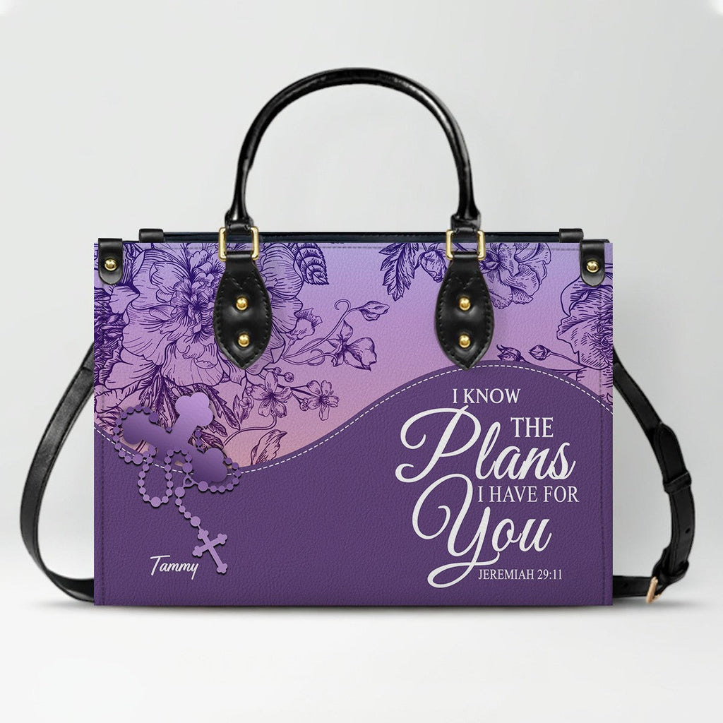 Sapphire Blue Personalized Christian Handbag