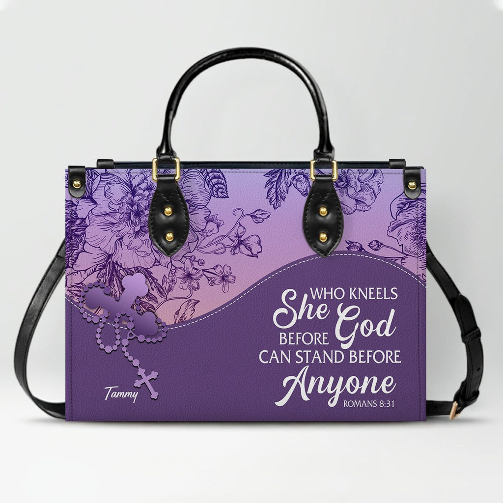 Sapphire Blue Personalized Christian Handbag