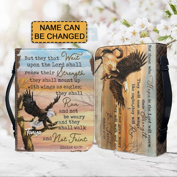 Personalized Eagle Bible Cover Case