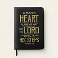 Guided Proverbs 16:9 Leather Prayer Journal
