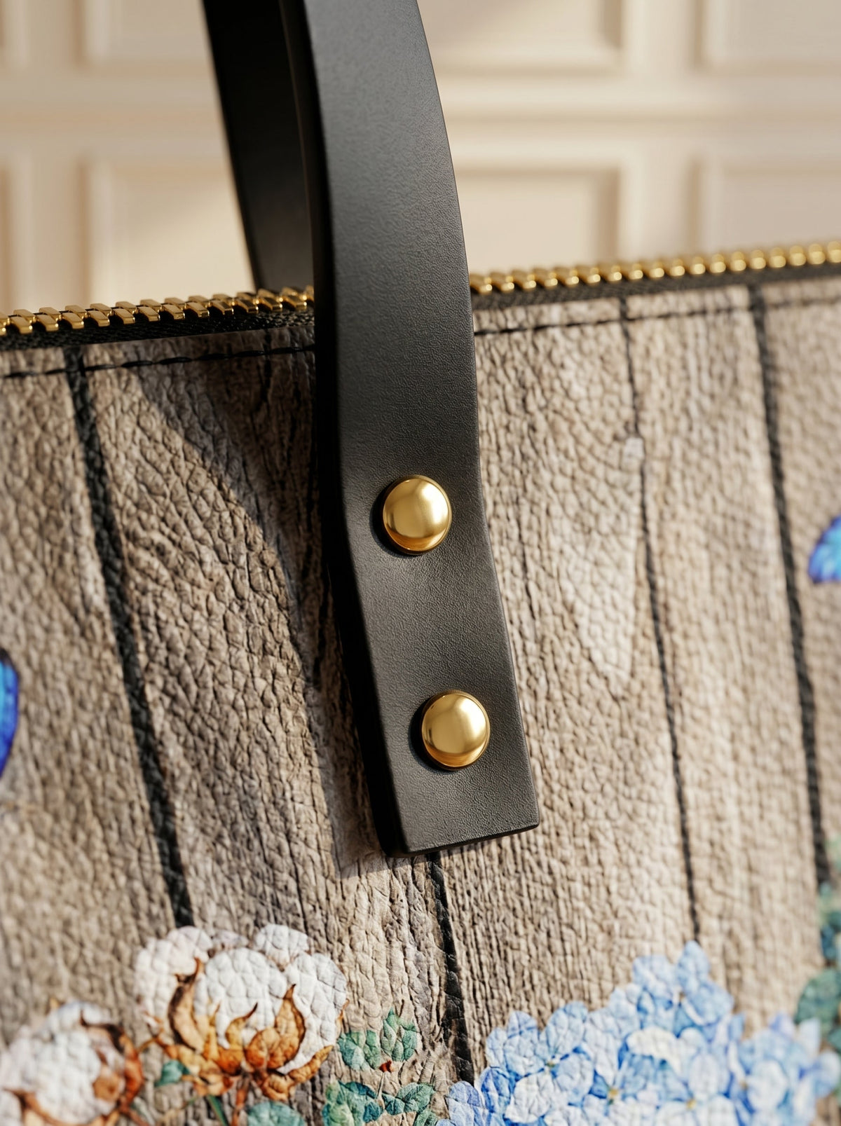 Faith Christian Leather Tote Bag