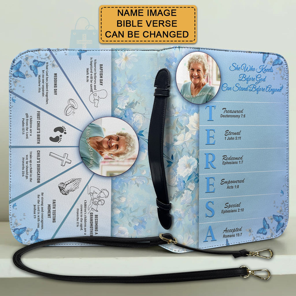 Personalized Faith Map Name Bible Cover