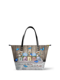 Faith Christian Leather Tote Bag