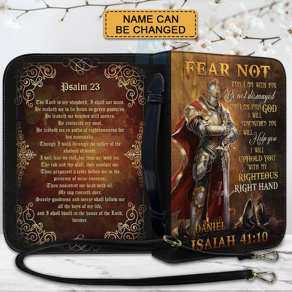 Personalized Fear Not Isaiah 41:10 Bible Cover
