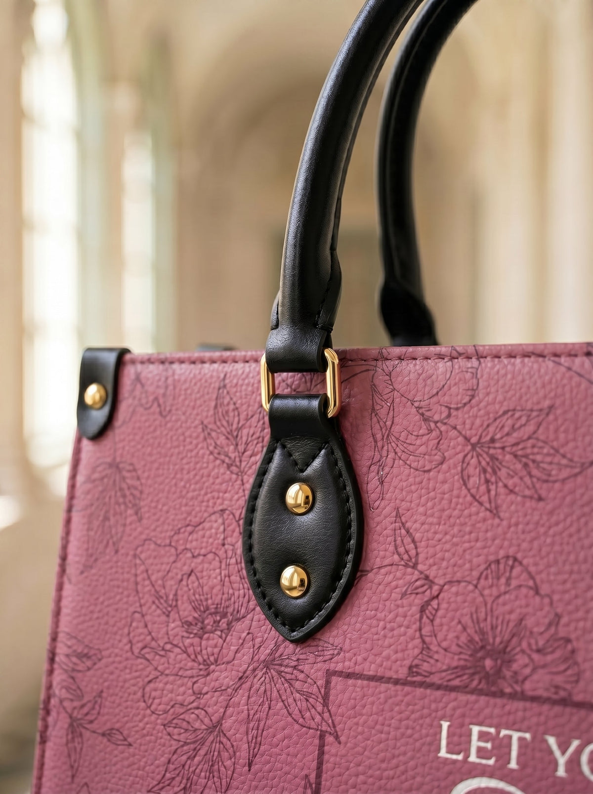 Flourish Classic Leather Handbag