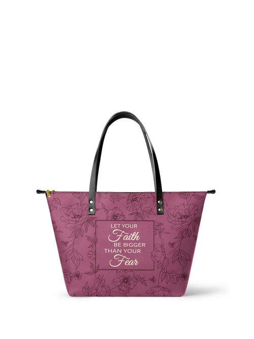 Flourish Classic Leather Tote Bag