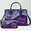 Personalized Christian Leather Handbag & Wallet