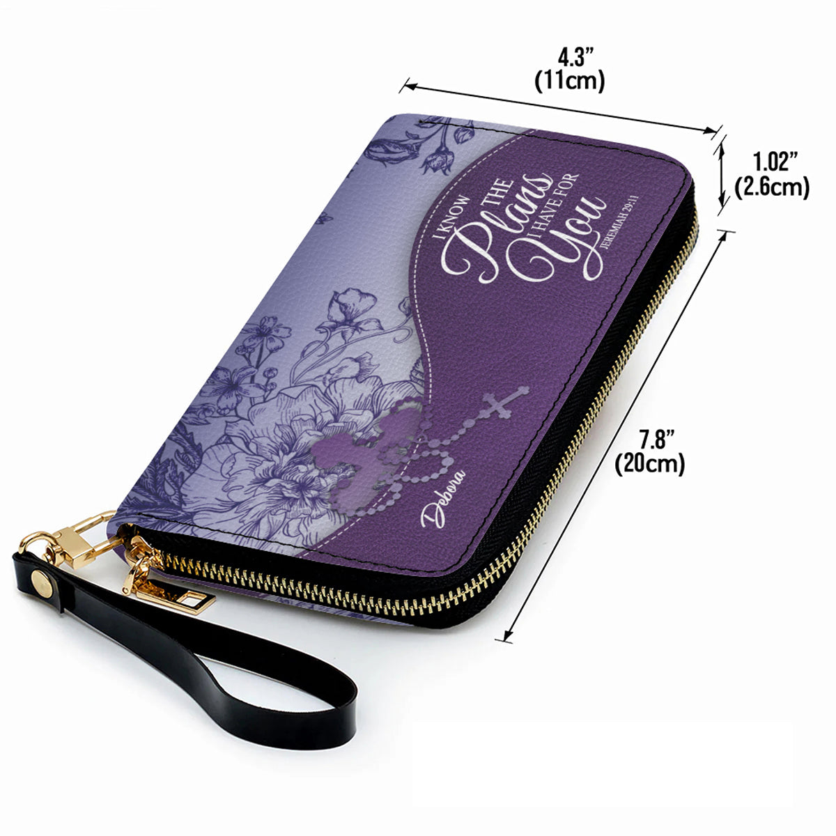 Personalized Christian Leather Handbag & Wallet
