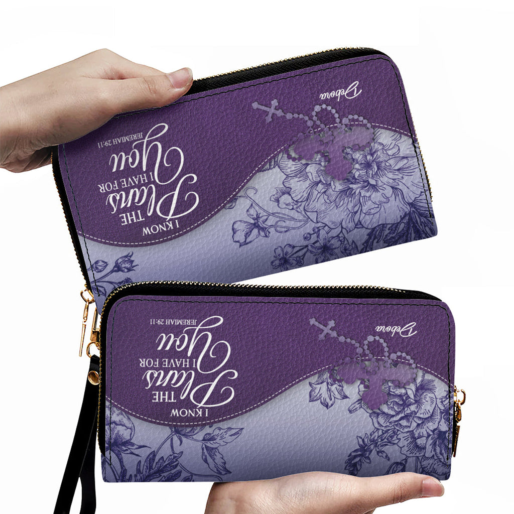 Personalized Christian Leather Handbag & Wallet