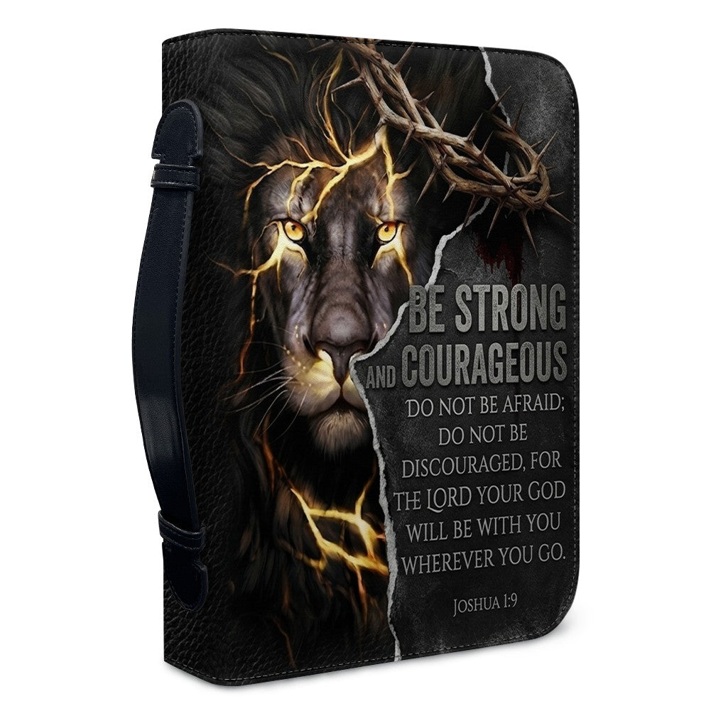 Personalized Lion Bible Cover with Name