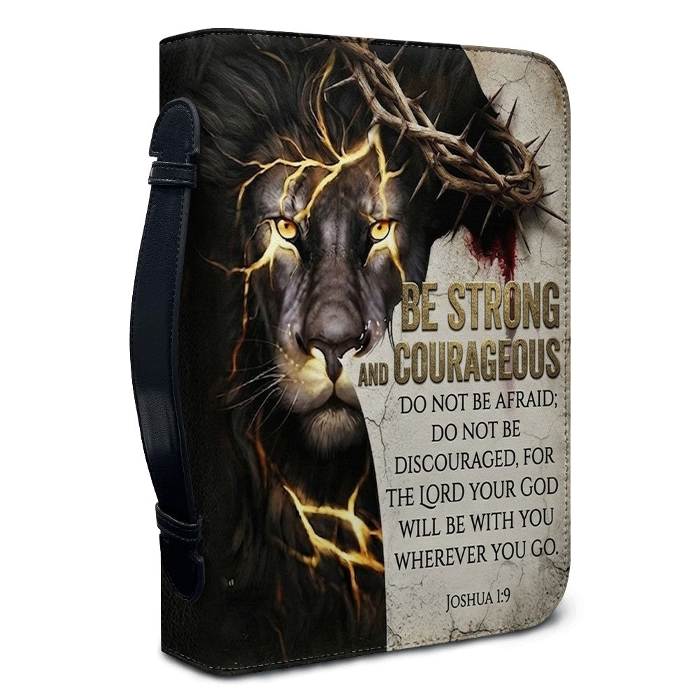 Personalized Lion Bible Cover with Name