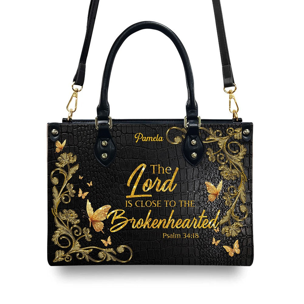 Walking in Faith Custom Christian Leather Handbag