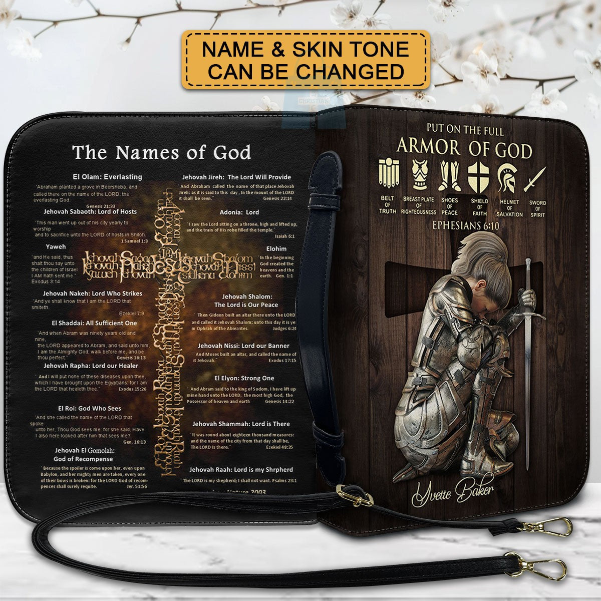 Personalized Armor of God Bible Cover