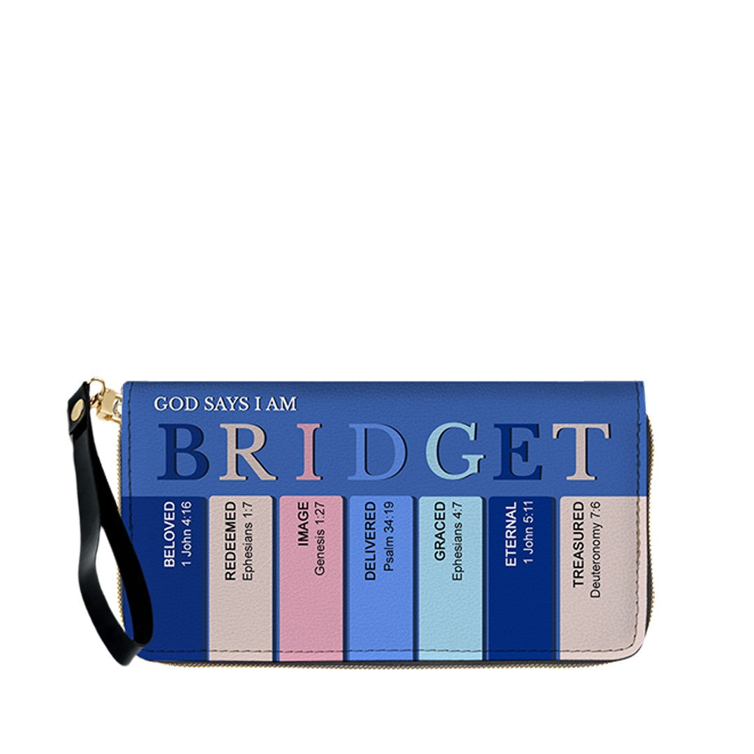 Personalized Christian Leather Tote Bag Set