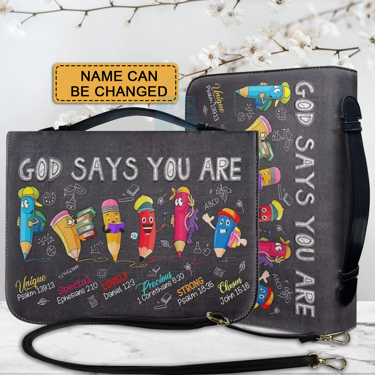 Personalized God Says You Are Kids Bible Cover