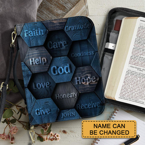 God Help Love Faith Personalized Bible Cover
