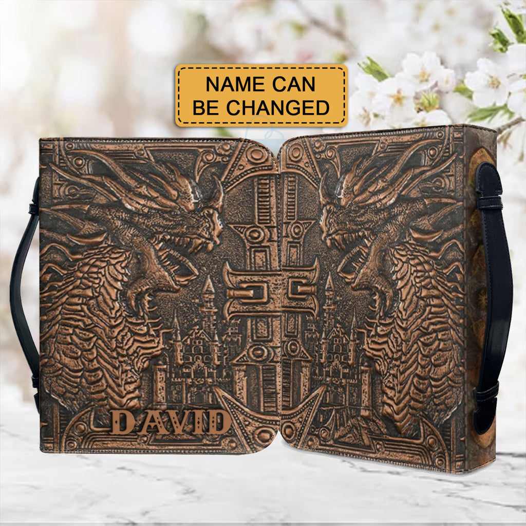 Personalized Dragon Scale Armor of God Bible Cover