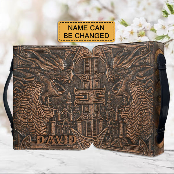 Personalized Dragon Scale Armor of God Bible Cover