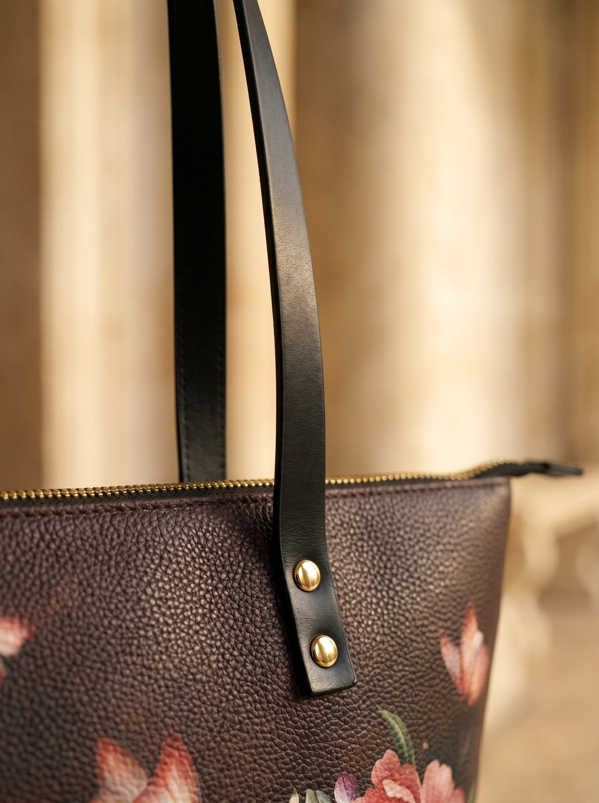 Grace Classic Leather Everyday Tote Bag