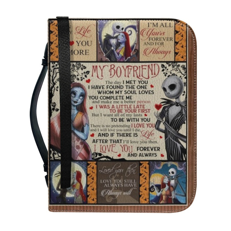 To My Boyfriend Personalized Bible Cover