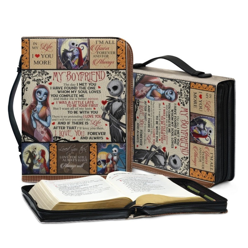 To My Boyfriend Personalized Bible Cover