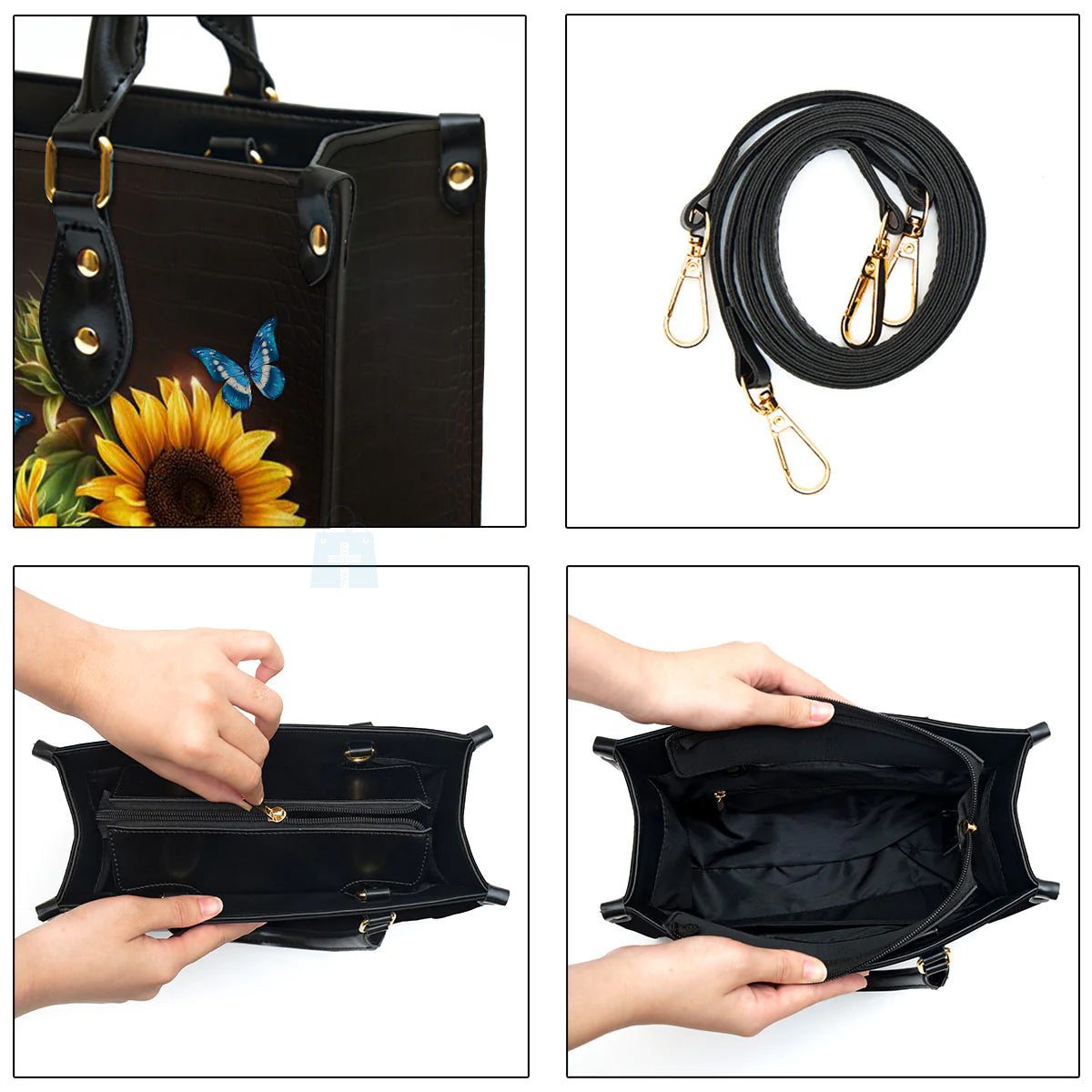 Delight Yourself in the Lord Leather Tote Bag