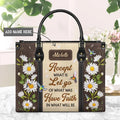 Have Faith Hummingbird Floral Leather Handbag