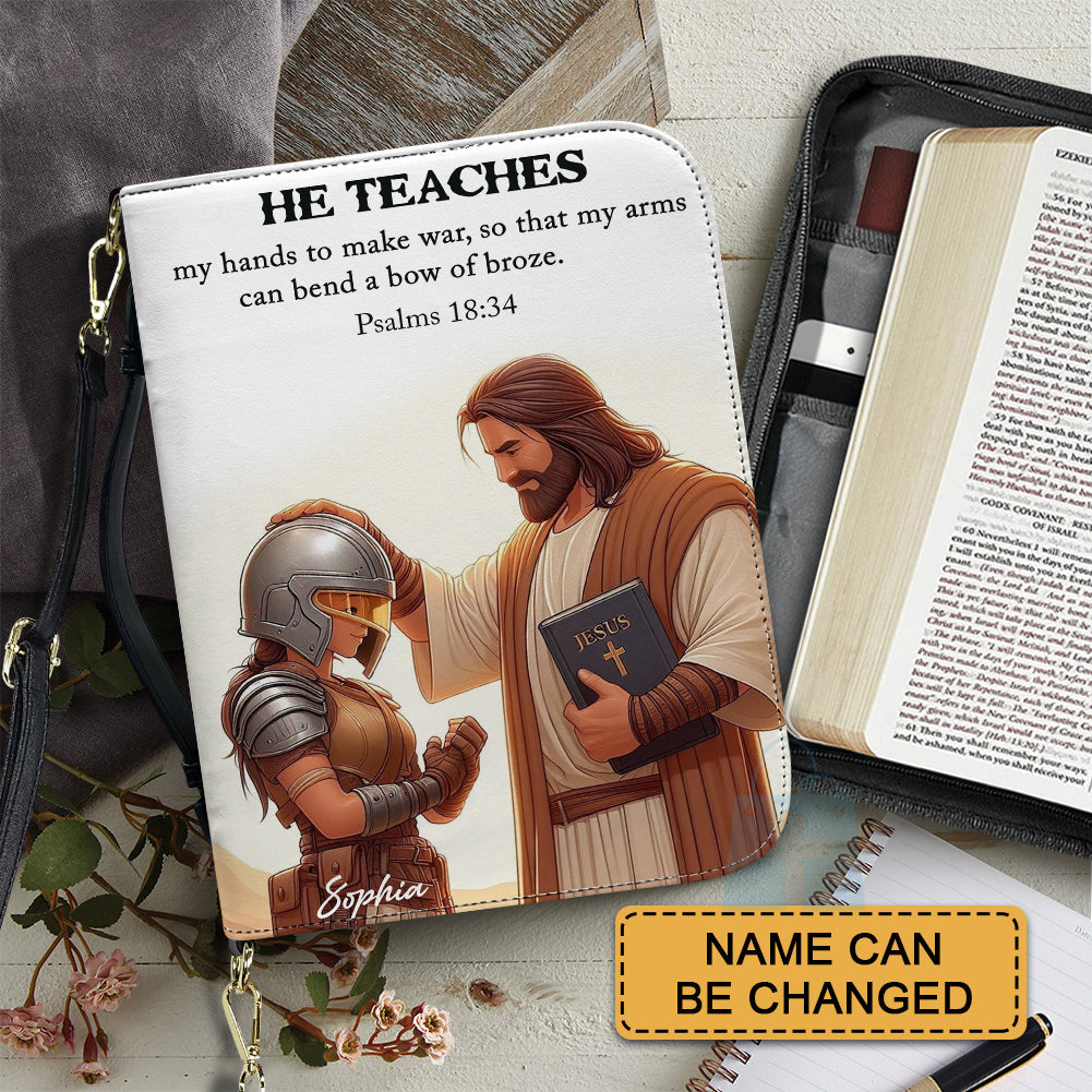 He Teaches Ephesians Personalized Bible Cover