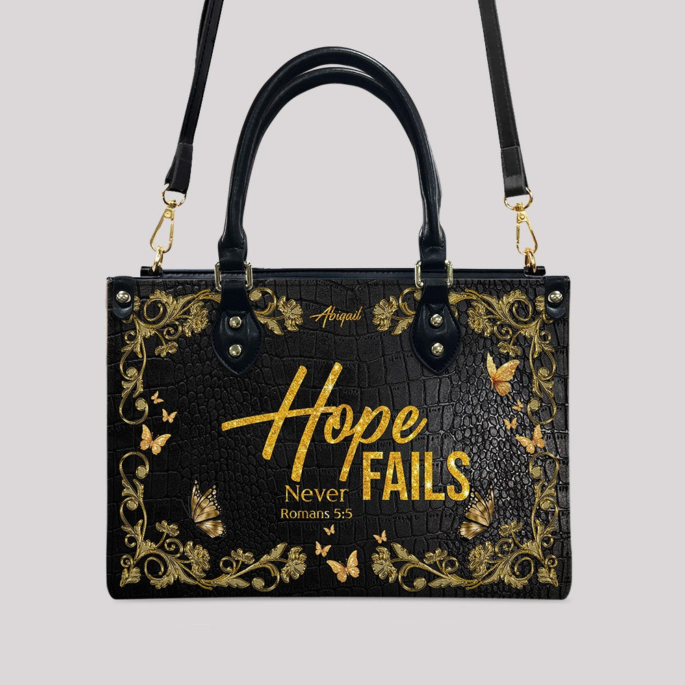 Hope & Faith Personalized Christian Tote Bag