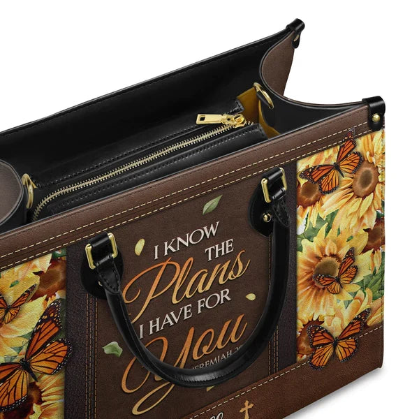 Personalized Jeremiah 29:11 Sunflower Tote Bag
