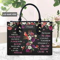 Amazing Grace Cardinal Leather Handbag