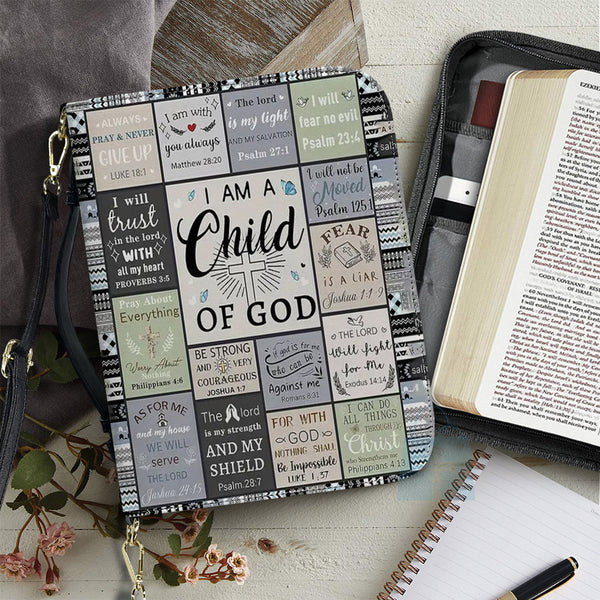 Personalized I Am Child of God Bible Cover