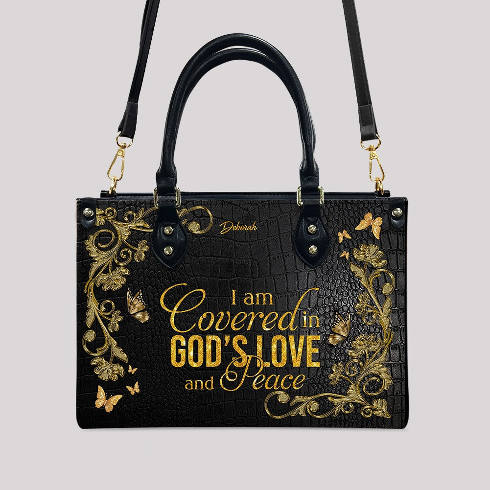 Christian Affirmation Leather Handbag